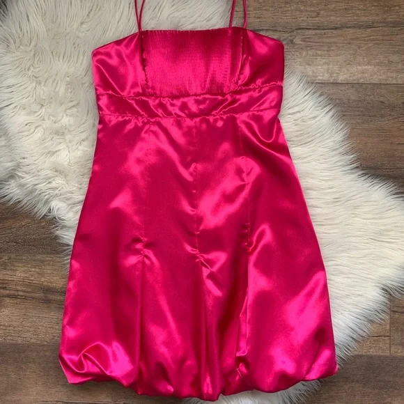 Make Offer Y2K Hot Pink Dress - Picture 1 of 17